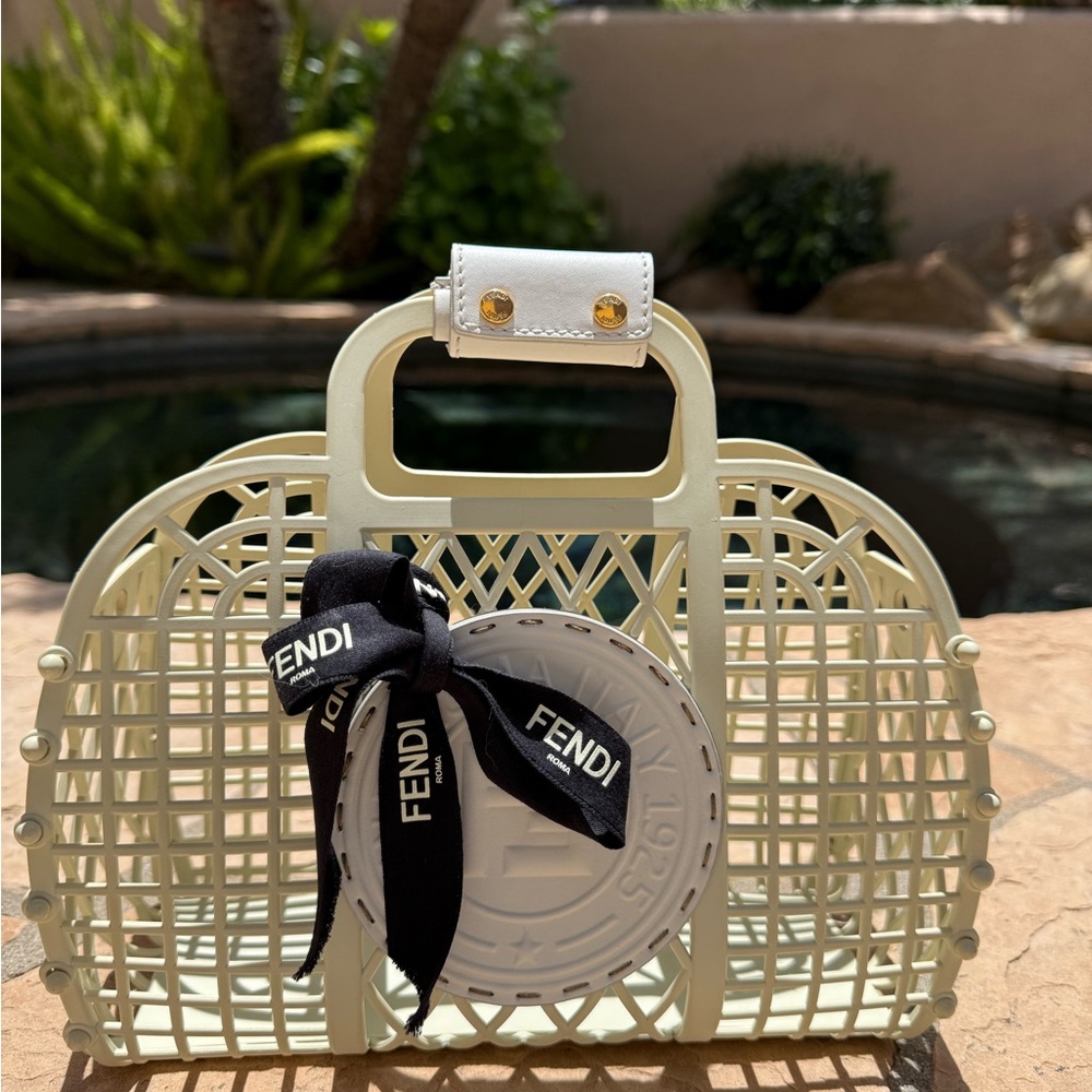 Fendi basket handbag size small